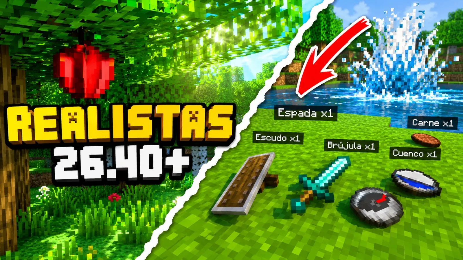 Miniatura de Pack Realistas, pack para Minecraft Bedrock