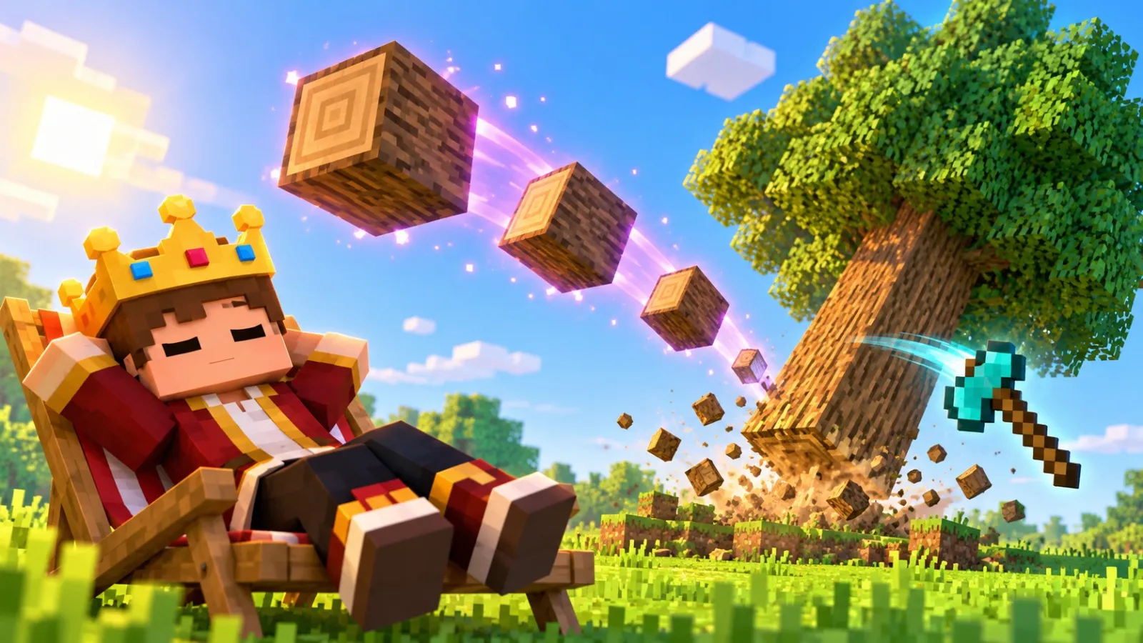 Miniatura de SuperKing AutoSurvival, addon para Minecraft Bedrock